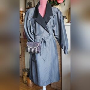Vintage Luba Paris 1980's Trench Coat. Vintage Trench Coat. 1980's Trench Coat.